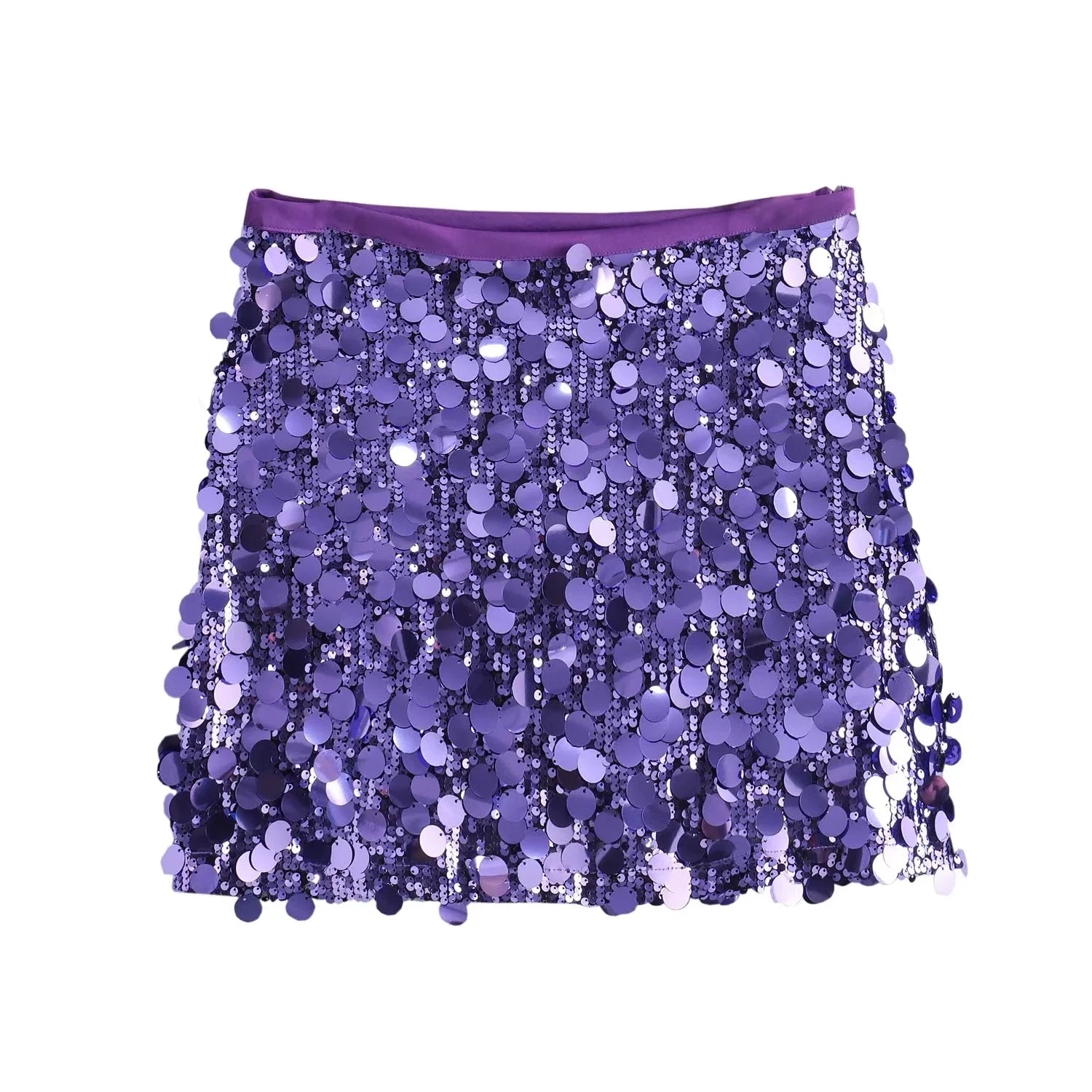 Glitzernder Minirock mit Pailletten-Design