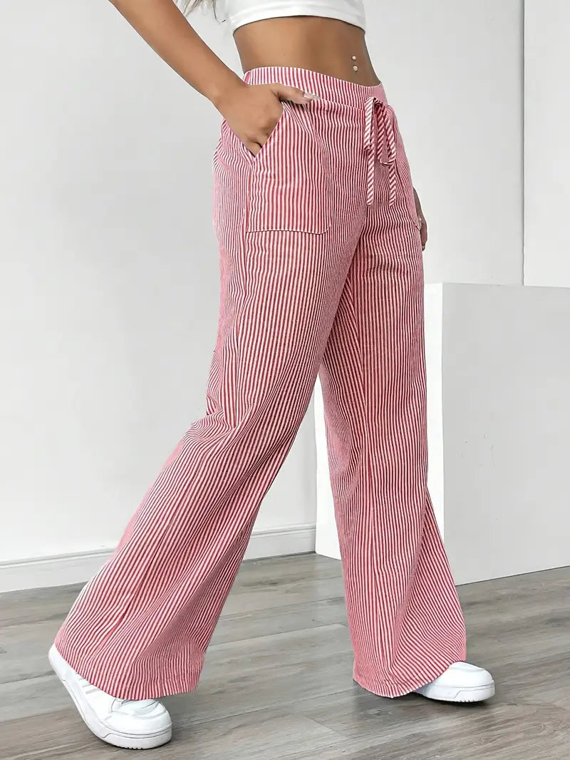 Hose | Weite Hose mit Kordel | Sommer