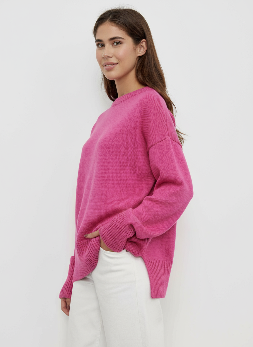 Hanelle Minimalistisches Strickpullover