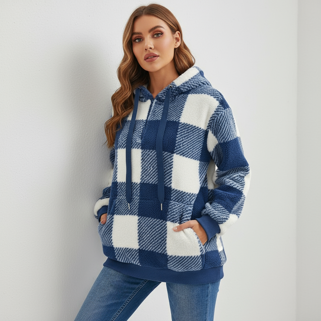 Dana Zeitlose Fleece Kapuzenpullover