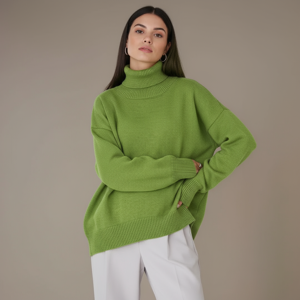 Lindsay Zeitloser Oversized Rollkragenpullover