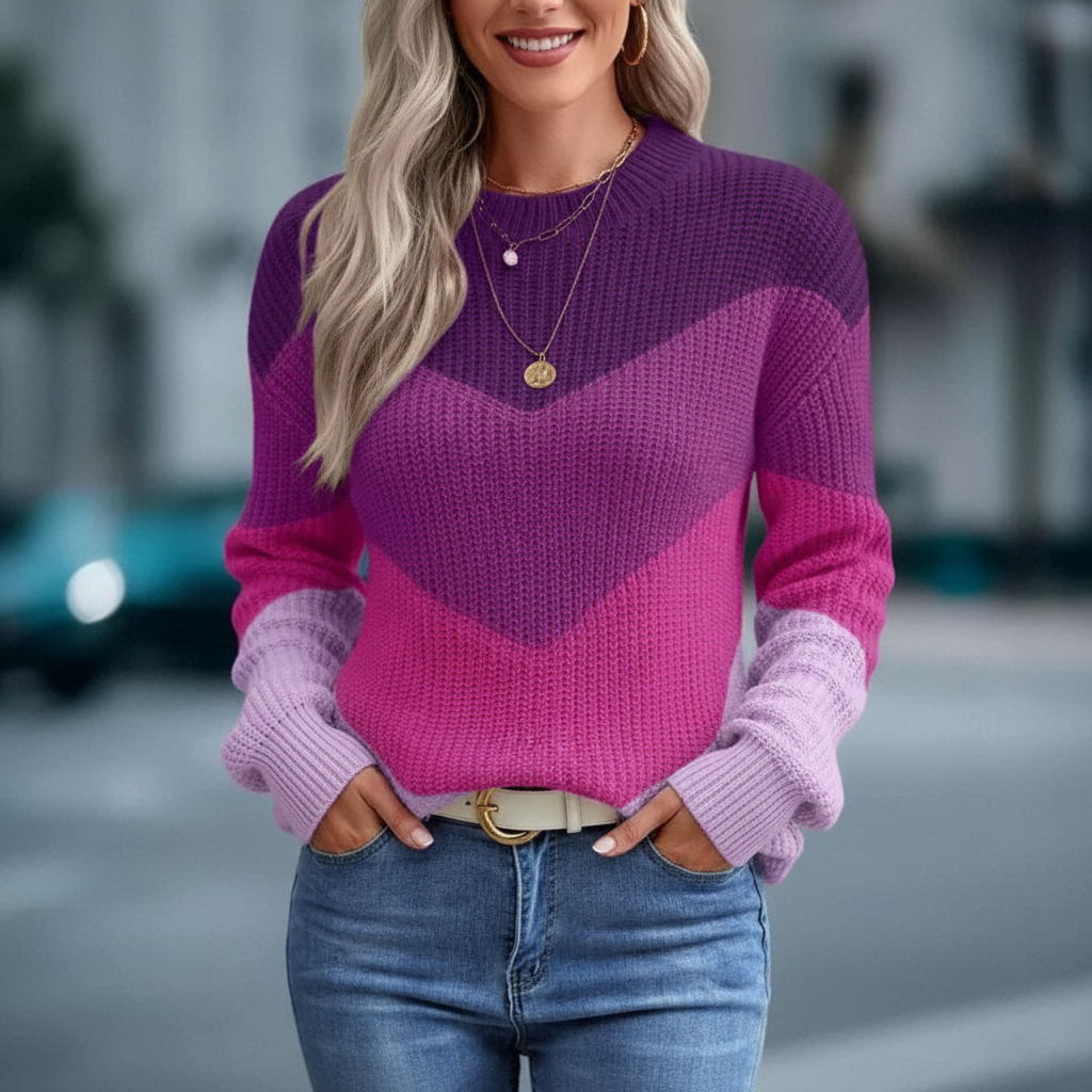 Althea Zeitloser Chevron Strickpullover
