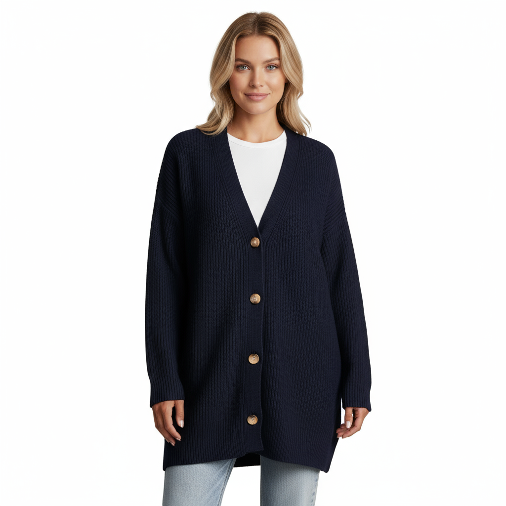 Erika Zeitloser Gestreifter Cardigan