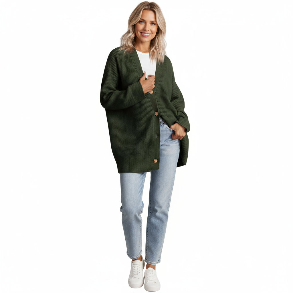 Erika Zeitloser Gestreifter Cardigan