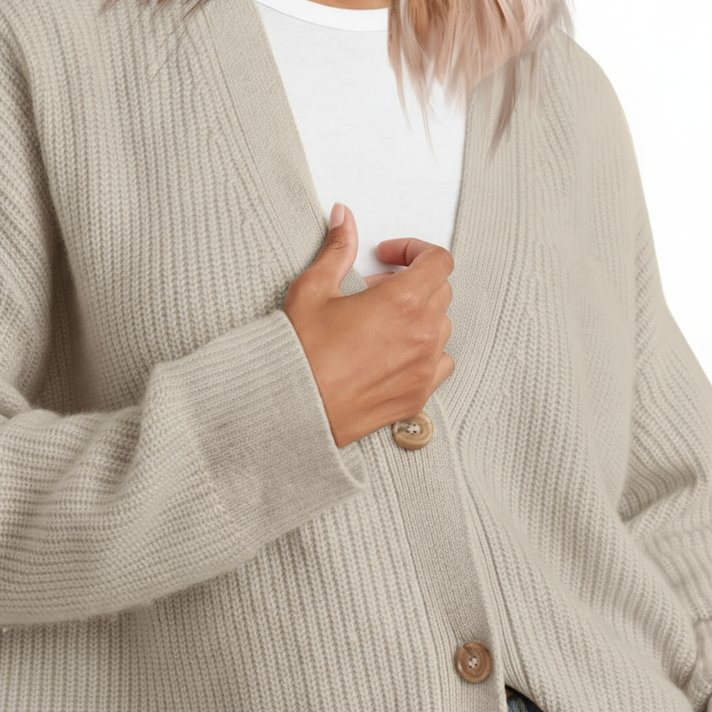 Erika Zeitloser Gestreifter Cardigan