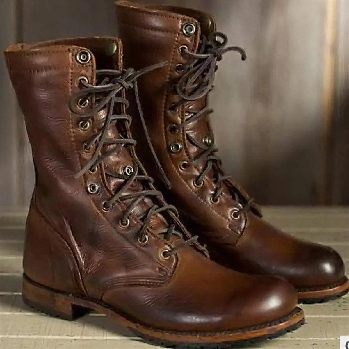 Robuste Lederstiefel | Mid-Calf Design | Lässiger Begleiter
