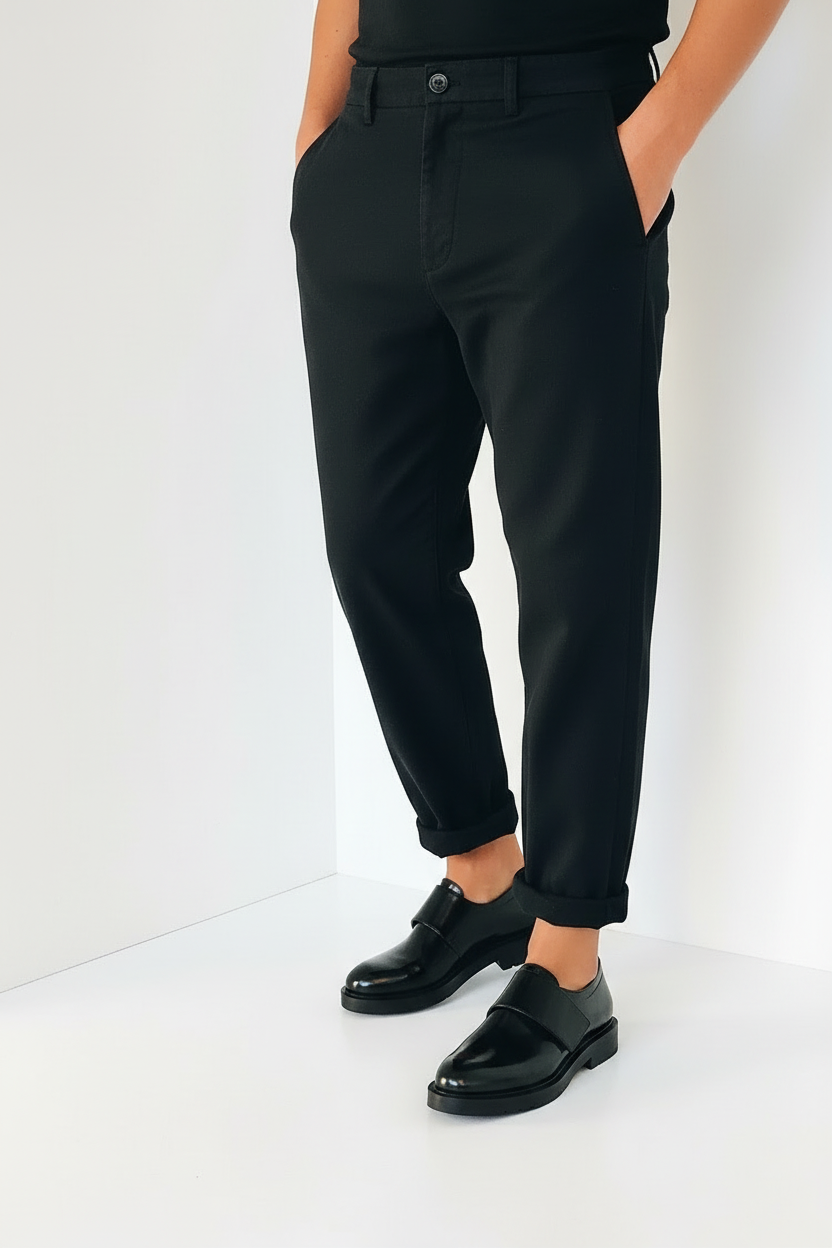 Lackleder Loafer | Auffälliger Riemen | Smart Casual