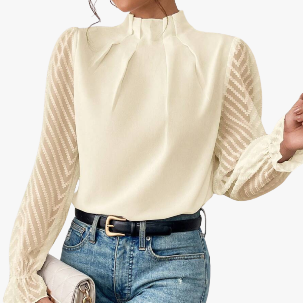 Elegante Bluse mit raffinierten Details