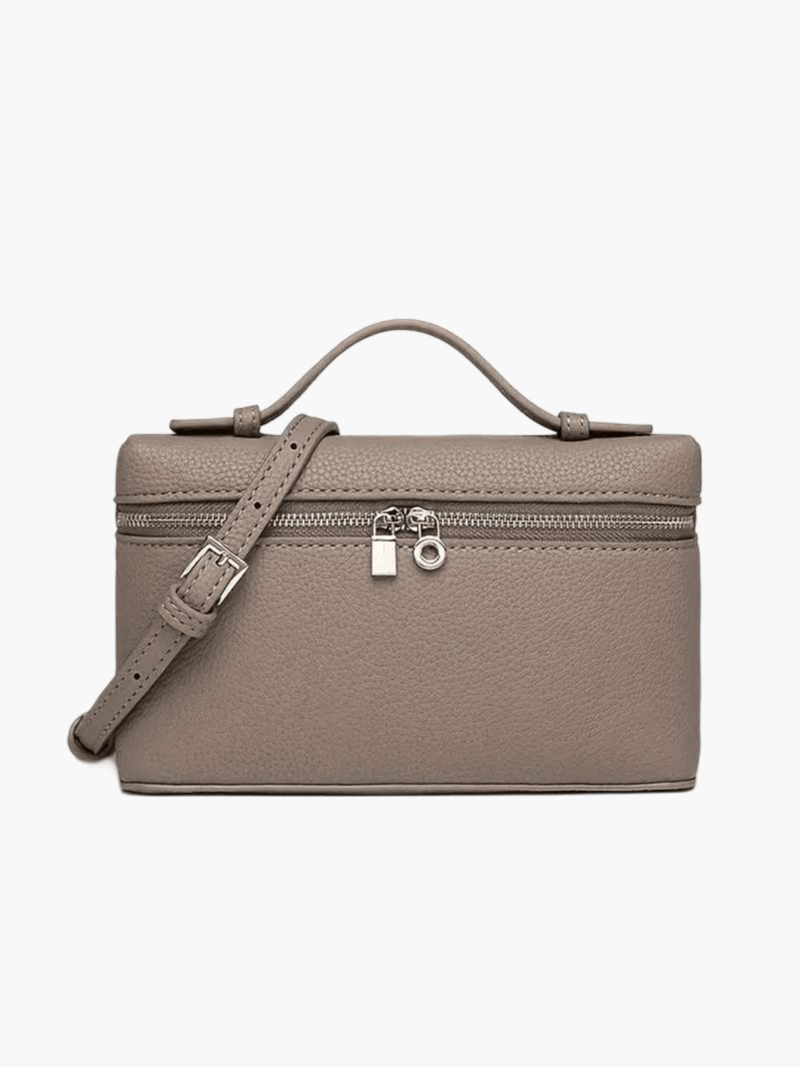 Strukturierte Handtasche mit Top-Griff