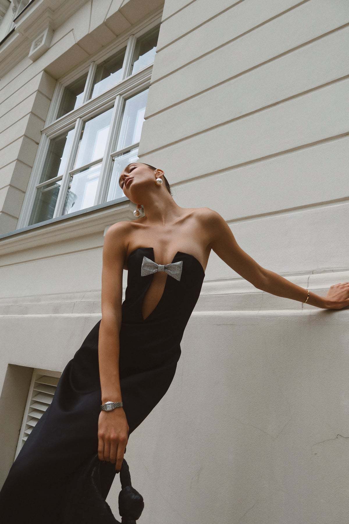 Elegantes, bodenlanges Abendkleid