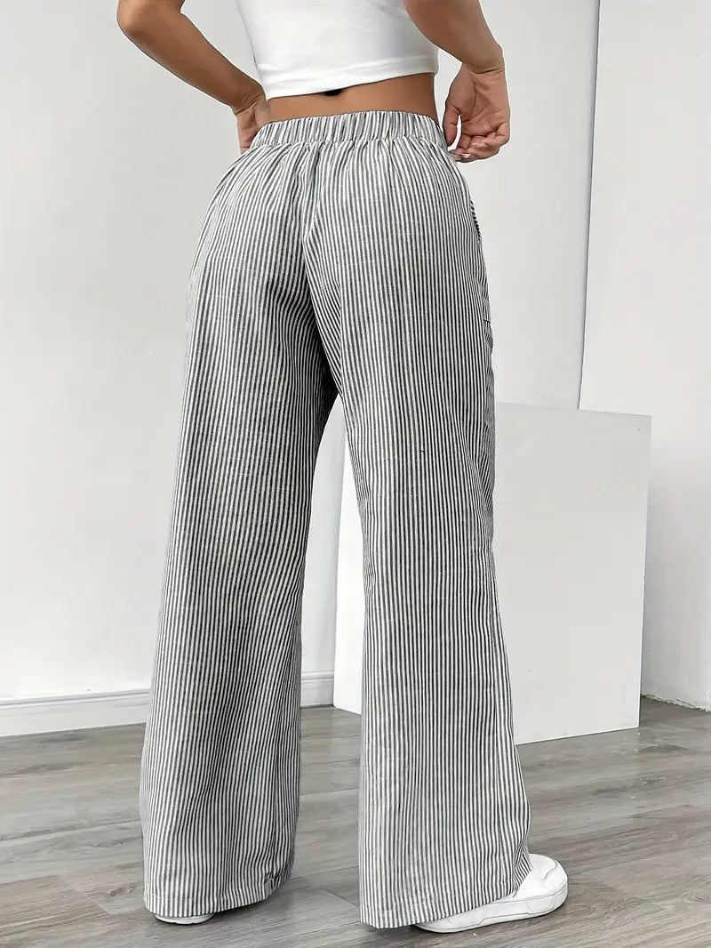 Hose | Weite Hose mit Kordel | Sommer