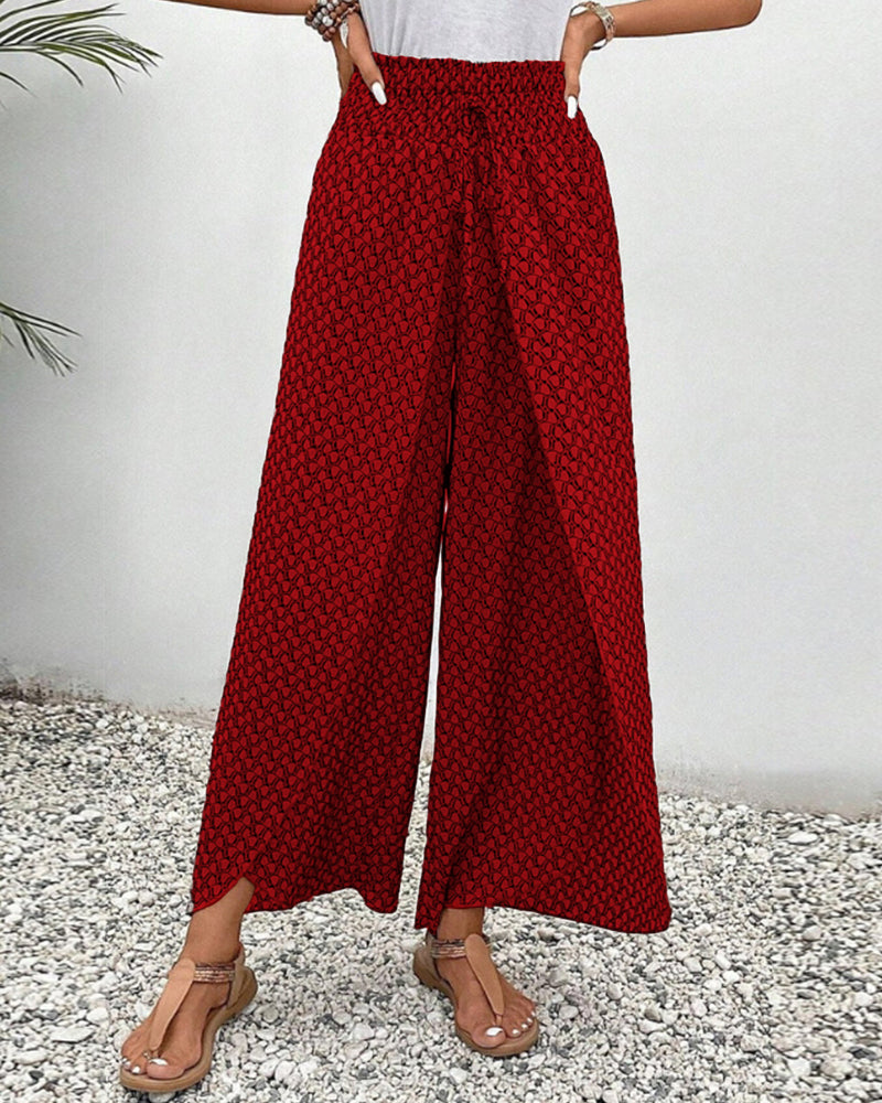 Kleidhaus Damen Weite Hose – Elastikbund, Tunnelzug, Mehrfarbig, S-XL-83218-4b6352b6-ce68-420c-98cf-05018156c3c6