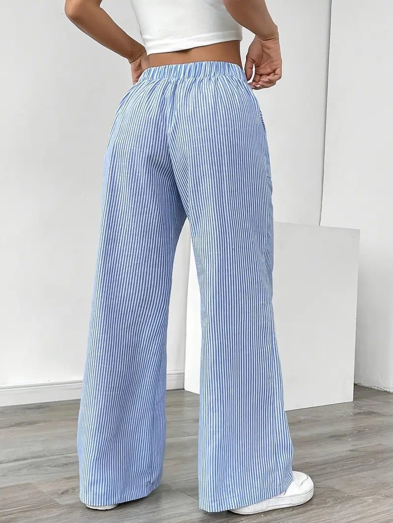 Hose | Weite Hose mit Kordel | Sommer