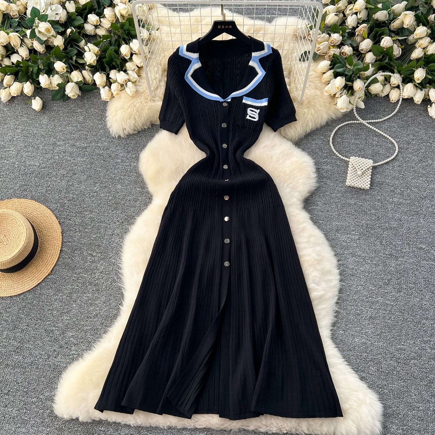 Zeitloses Strickkleid Luciana in Hochwertiger Qualität