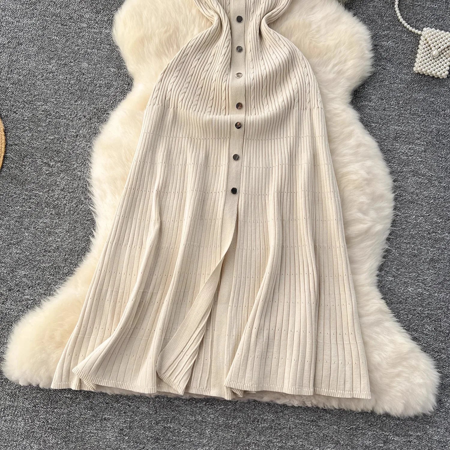 Zeitloses Strickkleid Luciana in Hochwertiger Qualität