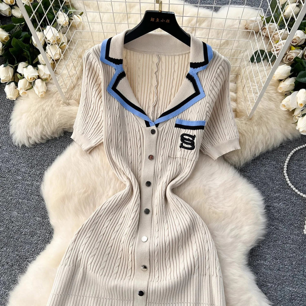 Zeitloses Strickkleid Luciana in Hochwertiger Qualität