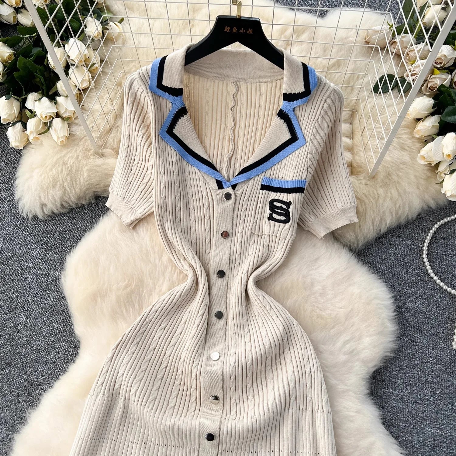 Zeitloses Strickkleid Luciana in Hochwertiger Qualität