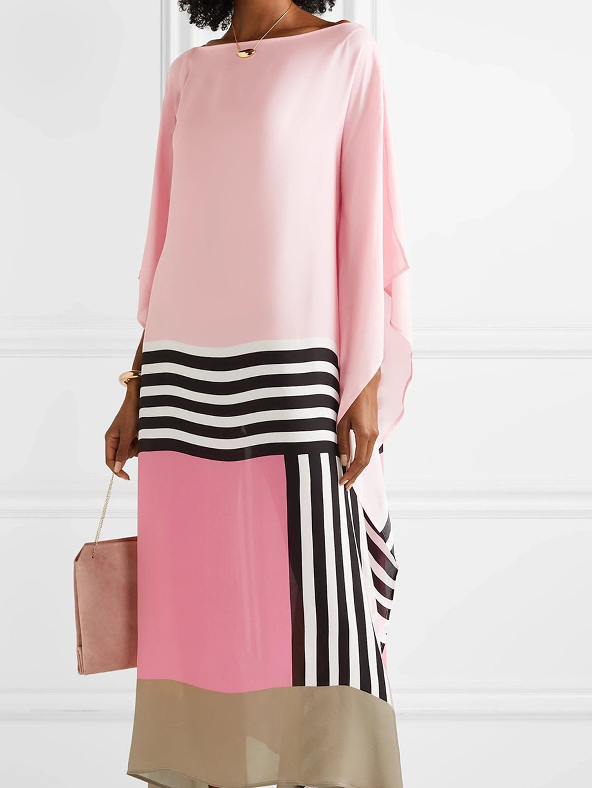 Leanne | Elegant Geometric Print Caftan - Stylish Comfort for Every Occasion - Image 2
