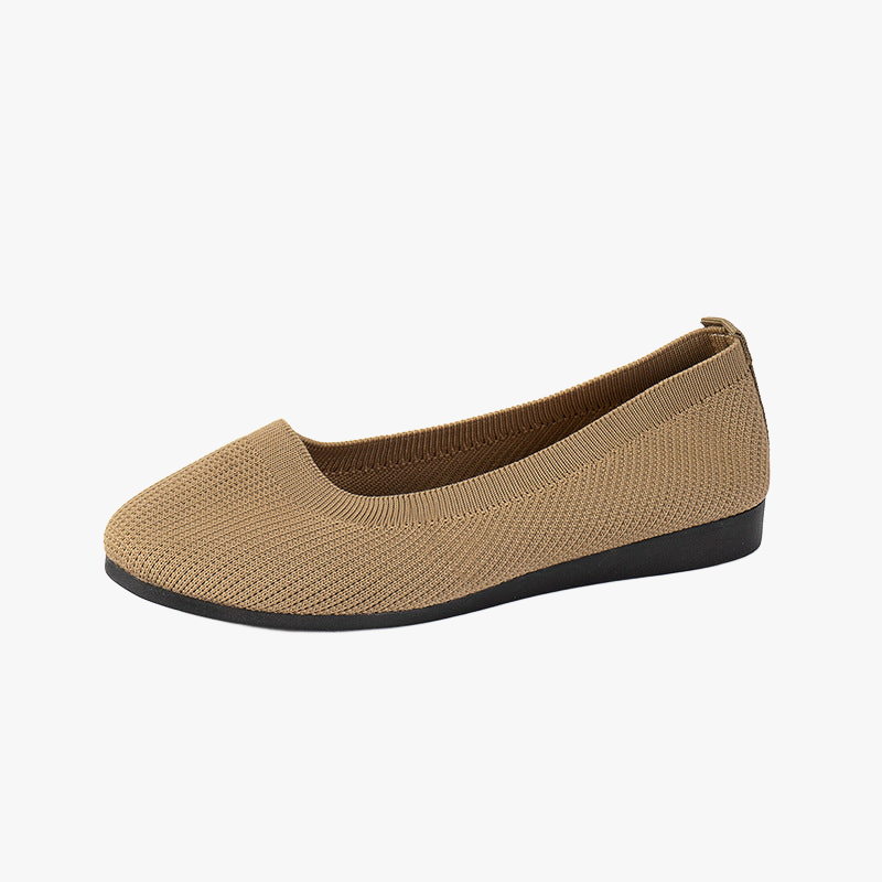 Elegante Strick-Ballerinas für jeden Tag
