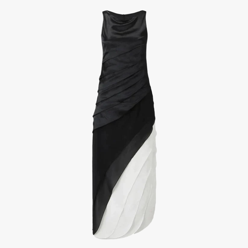 Elegantes Abendkleid mit fließendem Design