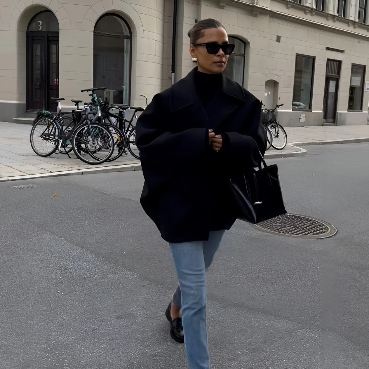 Eleganter Oversized Mantel für jeden Anlass