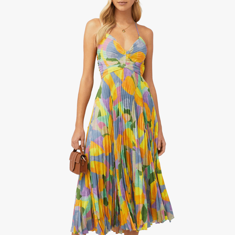 Verspieltes Midi-Kleid für den Sommer