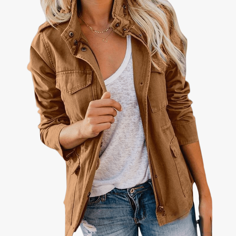 Militär-inspirierte Freizeitjacke