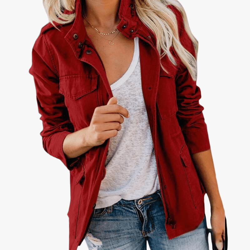 Militär-inspirierte Freizeitjacke