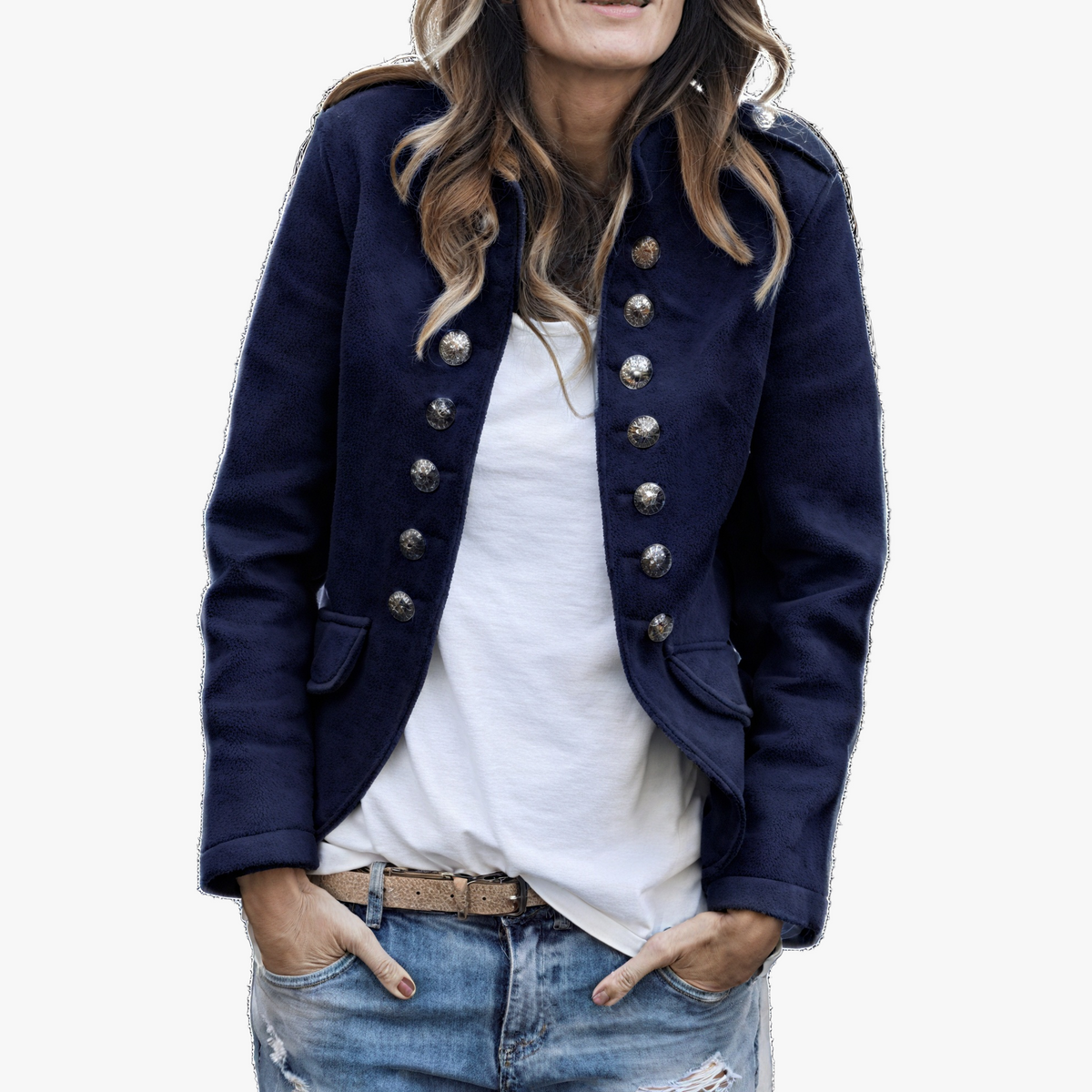 Militärisch inspirierte Jacke