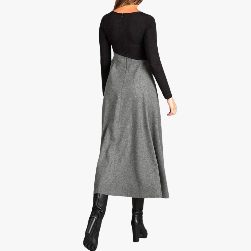 Elegantes A-Linien Kleid mit Cut-Out