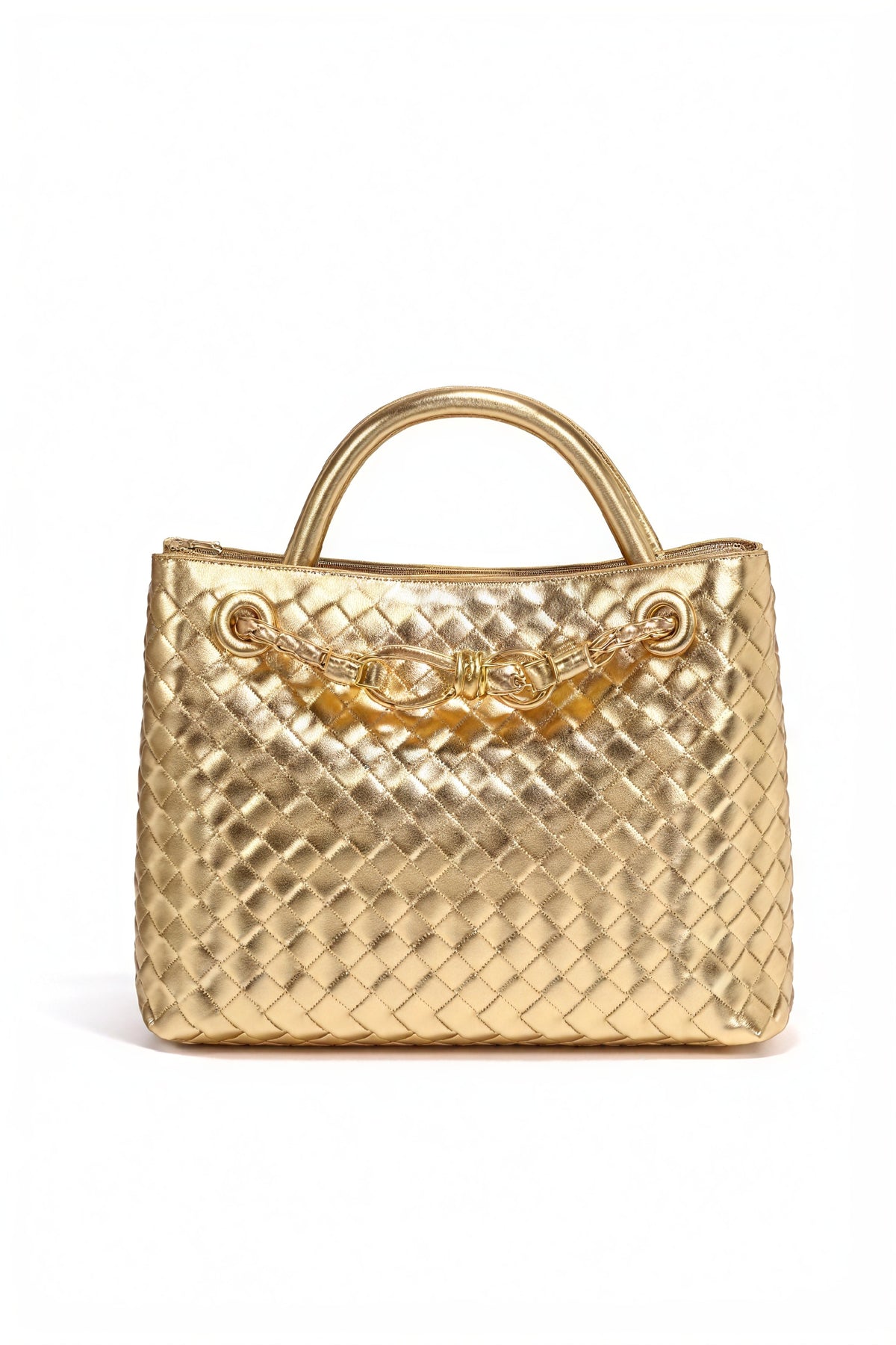 Elegante Gewebte Handtasche