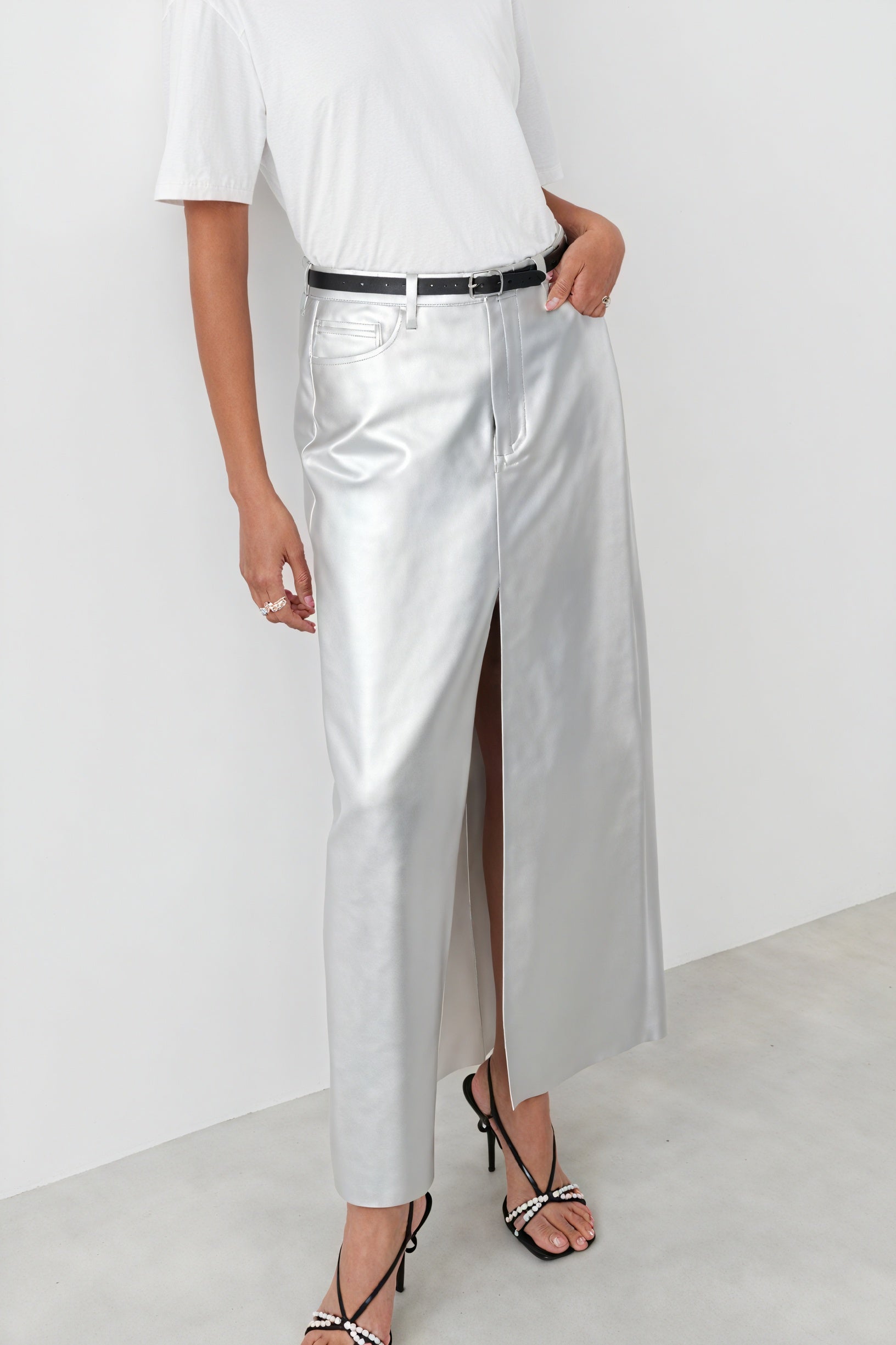 Statement Maxi-Rock mit hohem Bund