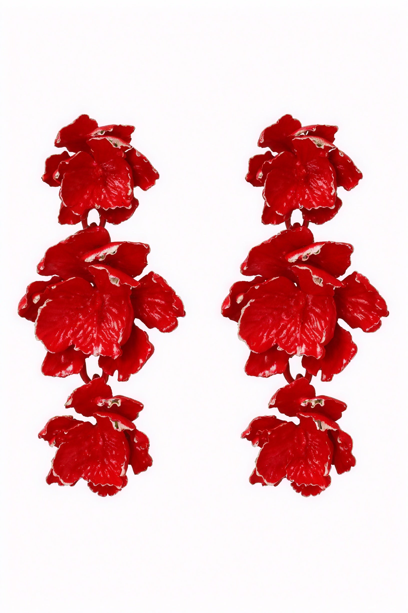Elegante Statement-Ohrringe mit floralem Design