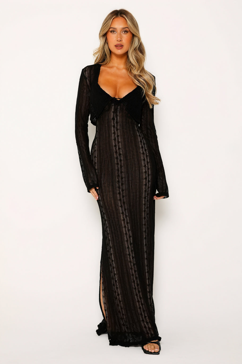 Elegantes Kleid mit Bolero-Akzent