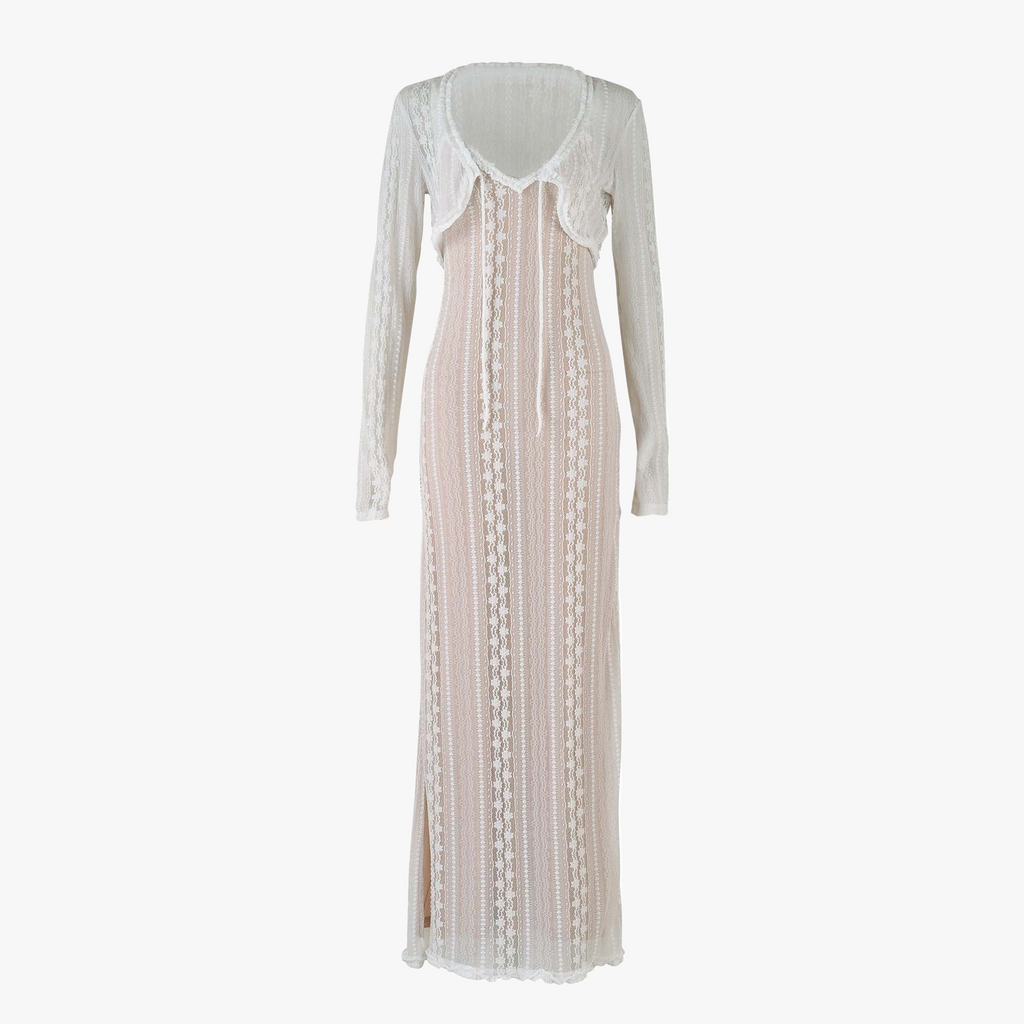 Elegantes Kleid mit Bolero-Akzent