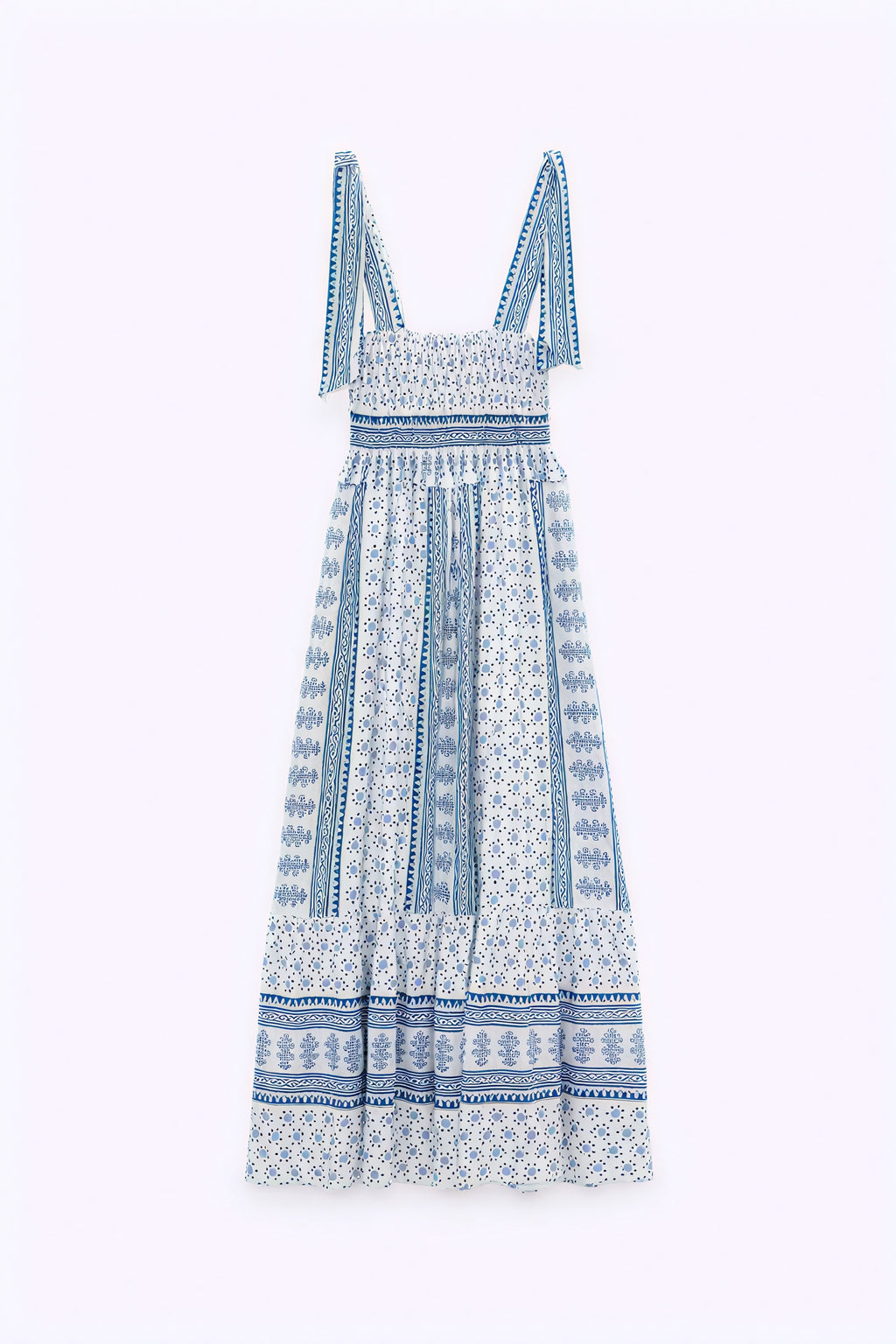 Sommerliches Midi-Kleid mit Blumenmuster