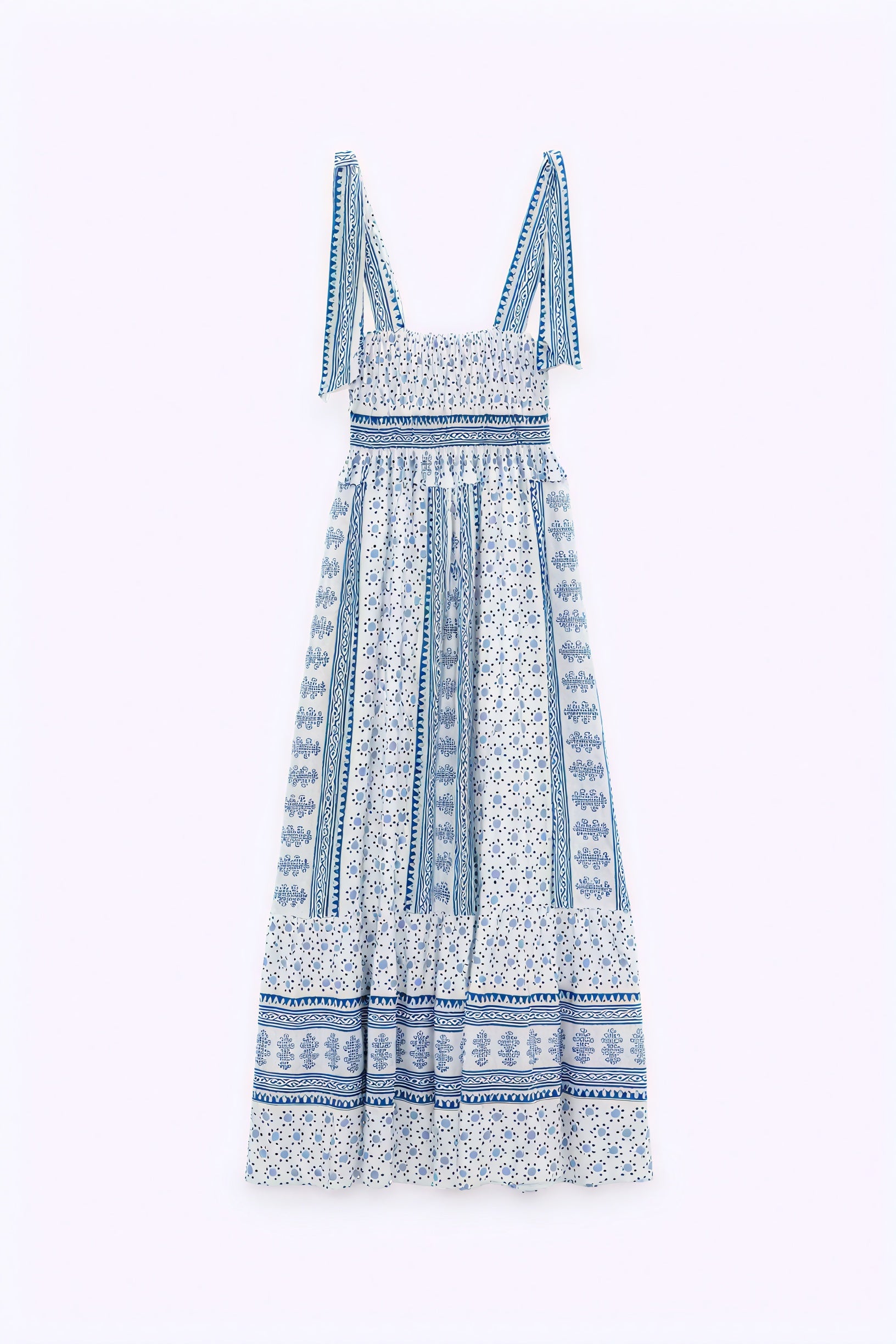 Sommerliches Midi-Kleid mit Blumenmuster