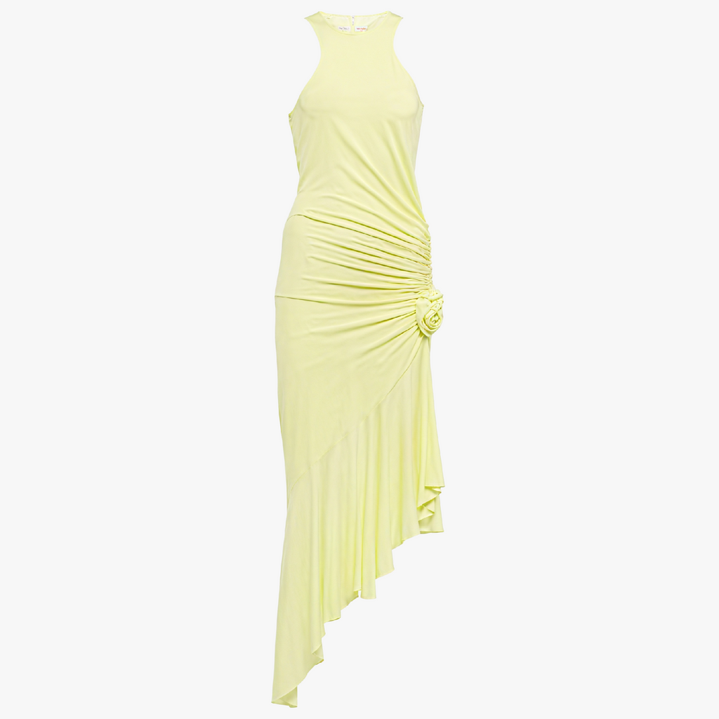 Elegantes Kleid mit asymmetrischem Saum