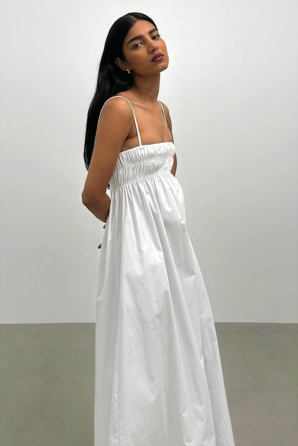 Luftiges Maxikleid mit A-Linien-Schnitt