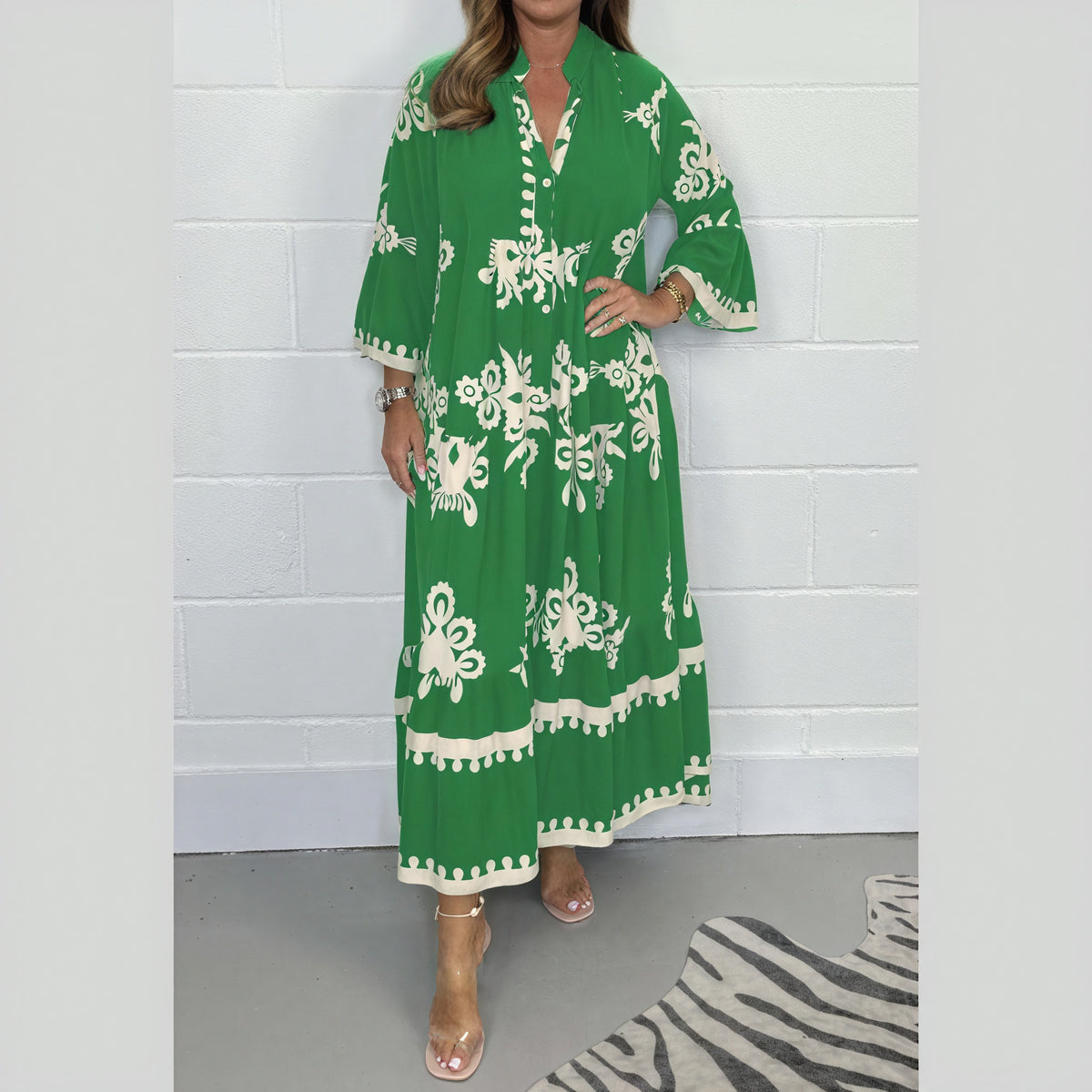 Fließendes Kleid mit Bohème-Flair