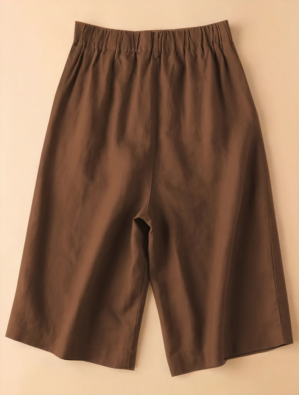 Weitgeschnittene Culottes mit hohem Bund