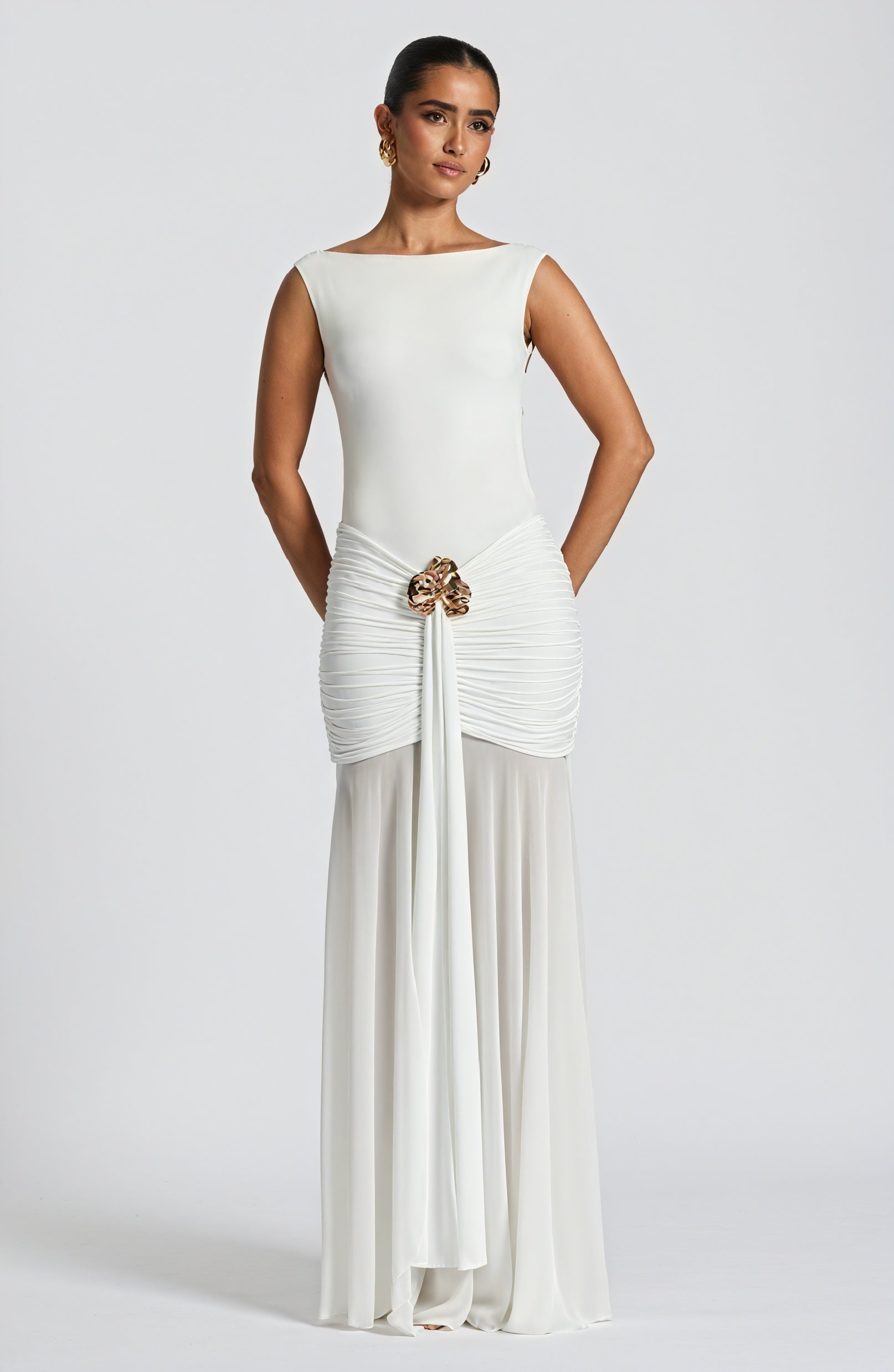 Fae Maxi Skirt - White Skirt Babyboo Fashion Premium Exclusive Design
