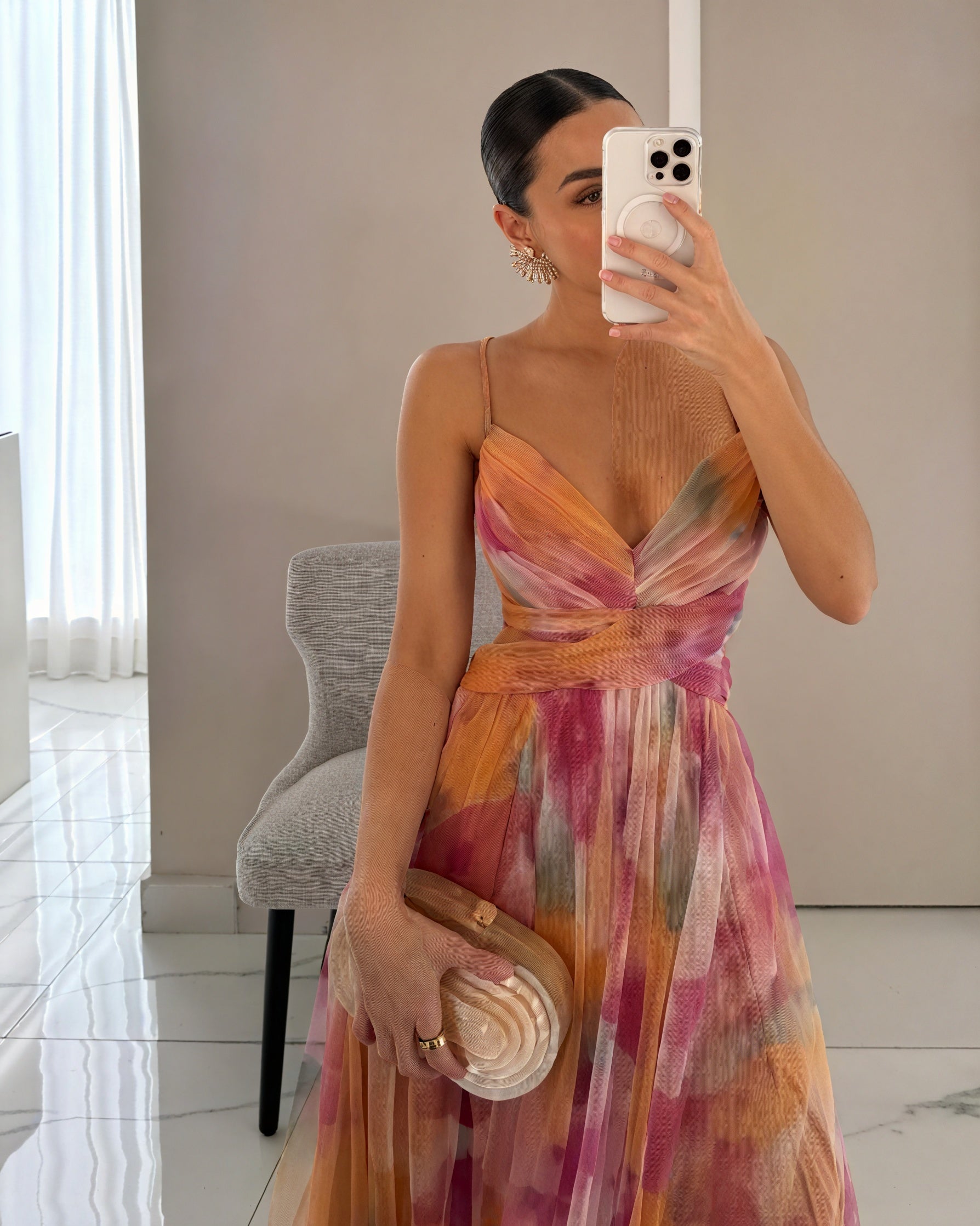 Madeline | Floral Maxi Dress for Effortless Elegance - Image 2