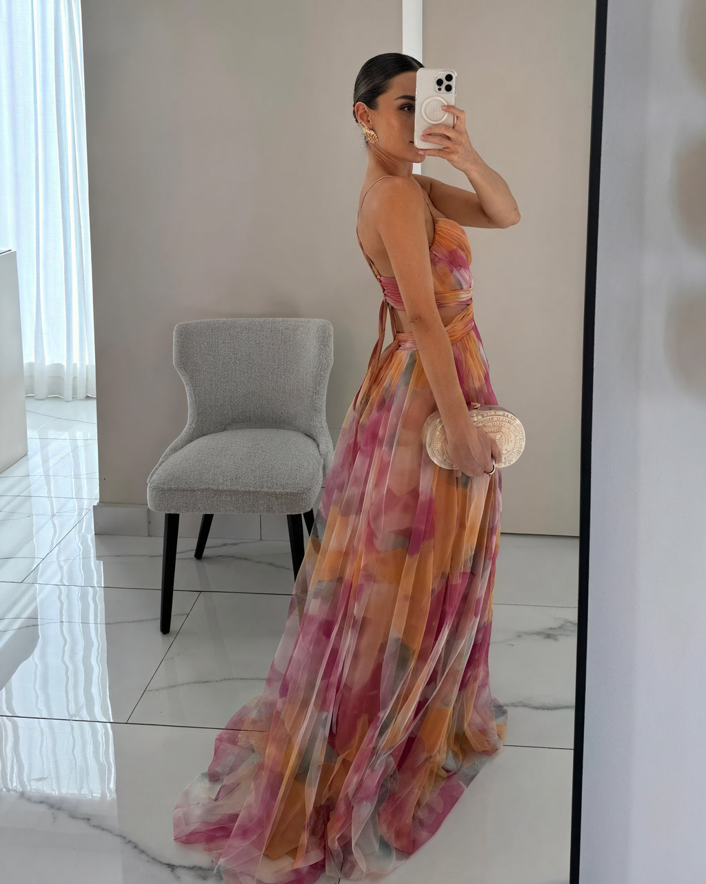 Madeline | Floral Maxi Dress for Effortless Elegance - Image 3