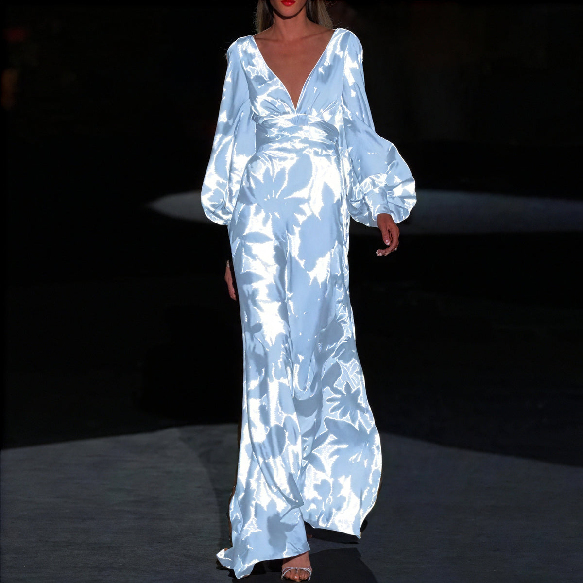 Felicia | Elegant Flowy Midi Dress for Everyday and Evening Wear - Image 1