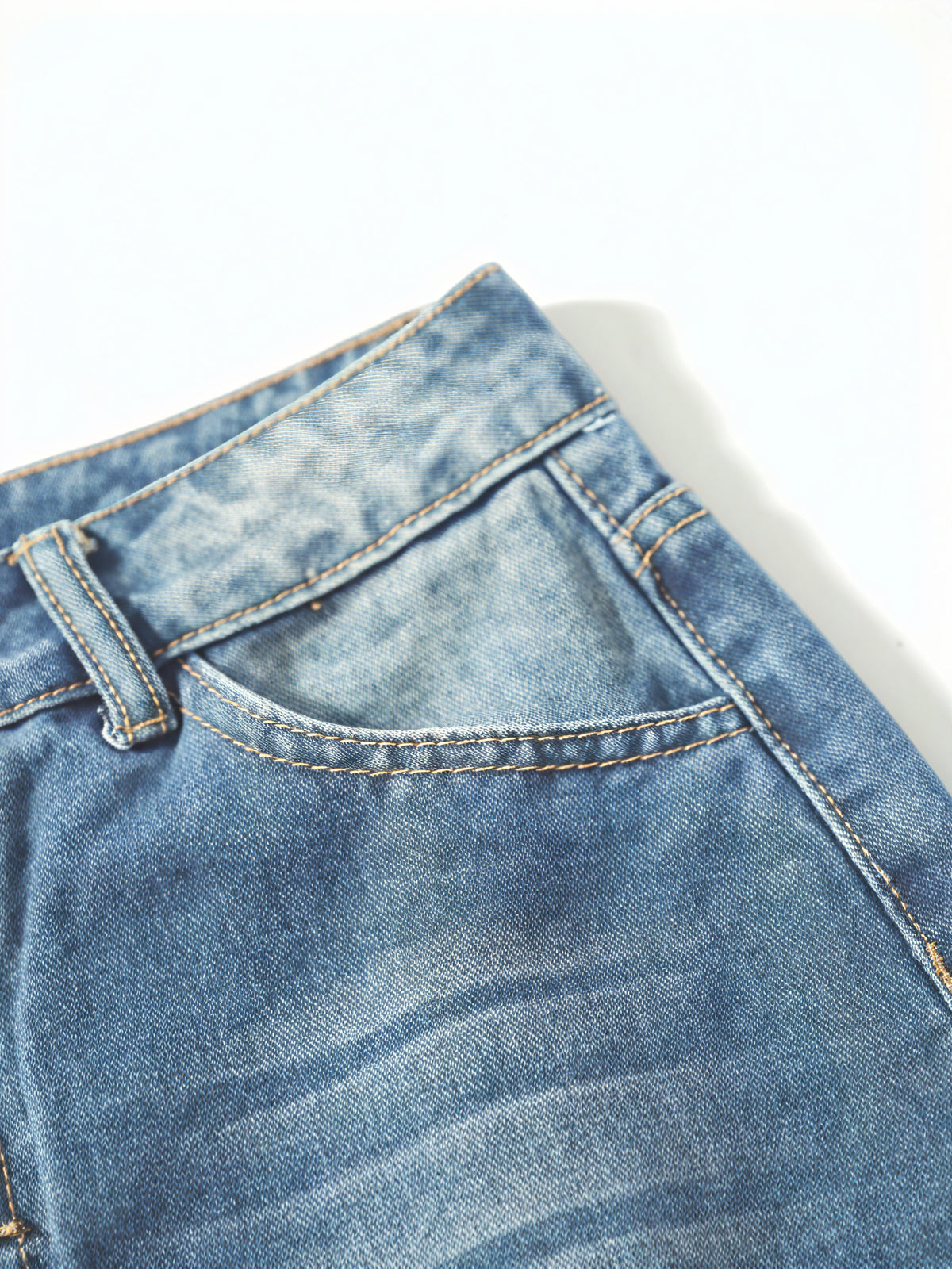 Damen Loose Fit Jeans – Hellblauer Denim, Knopfleiste, Umschlag, Lässig-83359-040c4cc9-2a7c-438d-80f4-a2f8e1c34aed