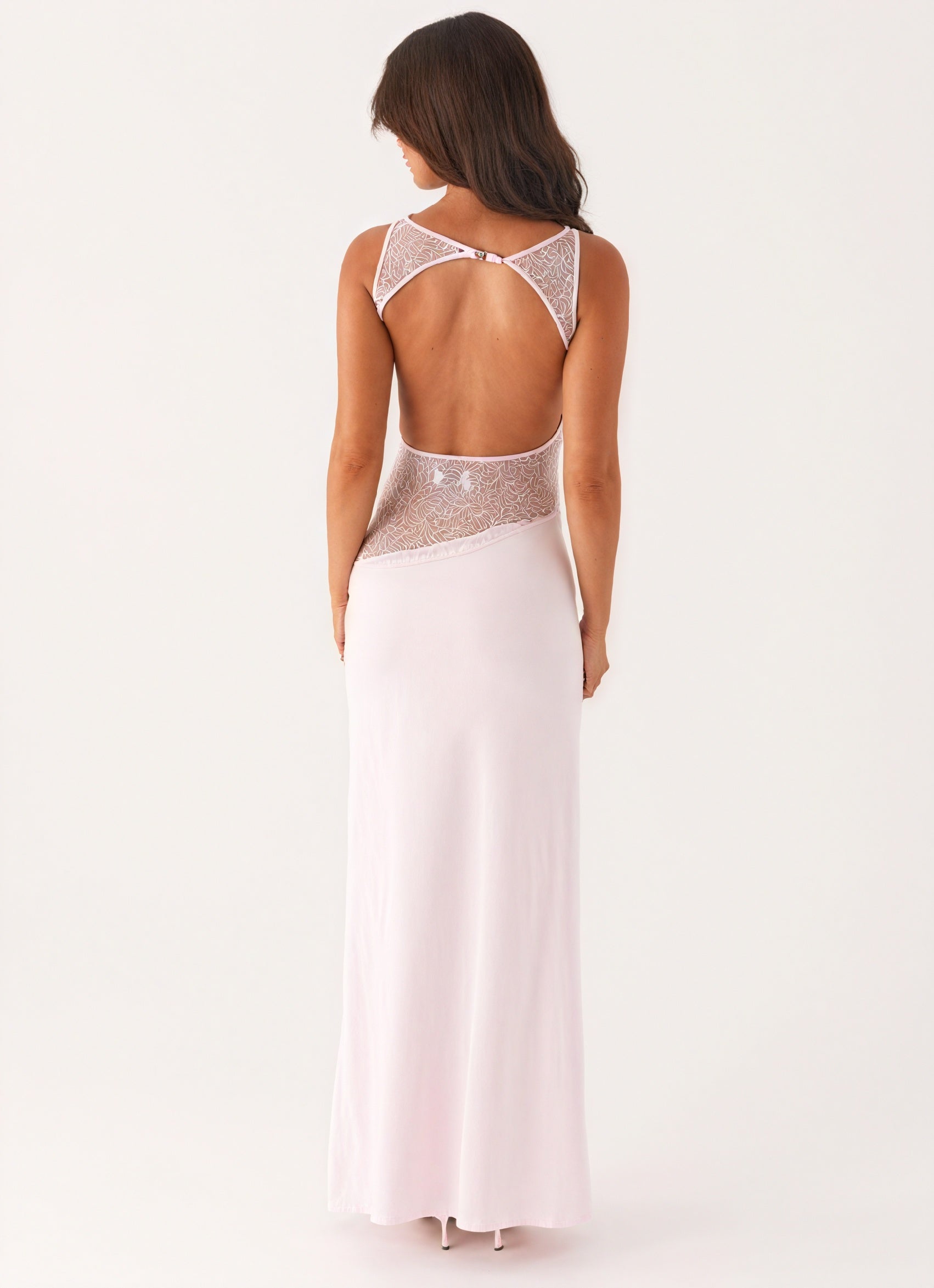 Damen Maxikleid – Ärmellos mit Spitzenpanel, Elegant, Abendkleid-83478-b452231f-7f30-45fb-b826-9986e8f14e3d