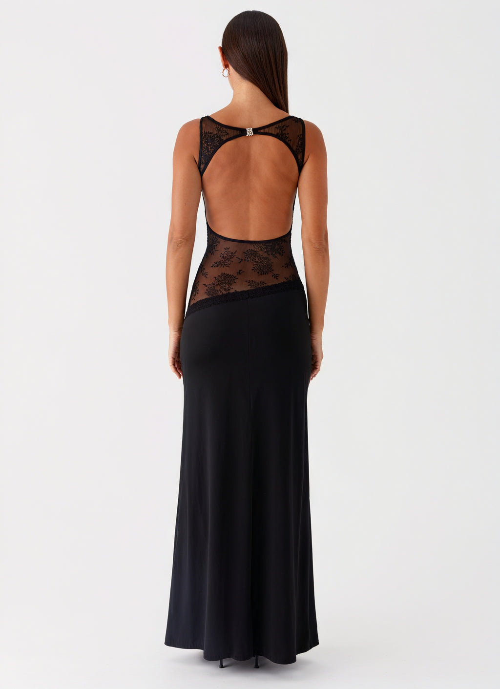 Damen Maxikleid – Ärmellos mit Spitzenpanel, Elegant, Abendkleid-83478-e30c5733-0e8e-4f6e-b37b-ca5f57d8ee74