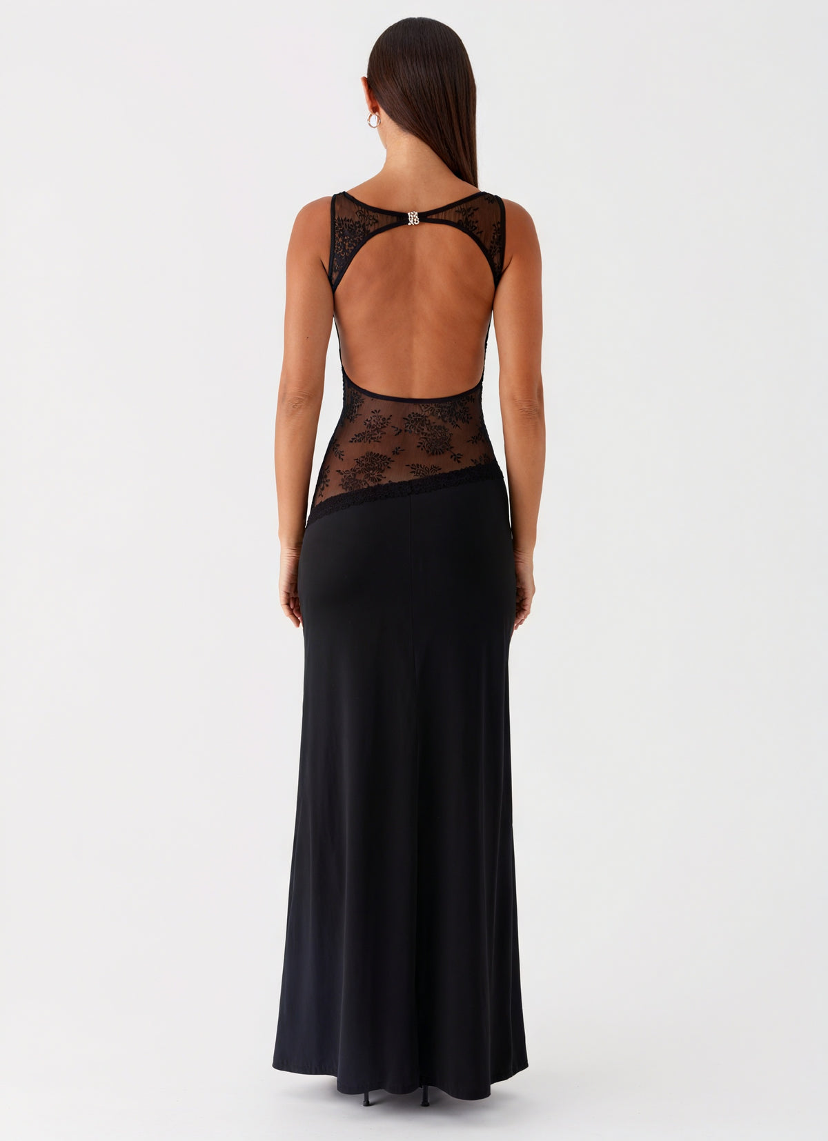 Damen Maxikleid – Ärmellos mit Spitzenpanel, Elegant, Abendkleid-83478-e30c5733-0e8e-4f6e-b37b-ca5f57d8ee74