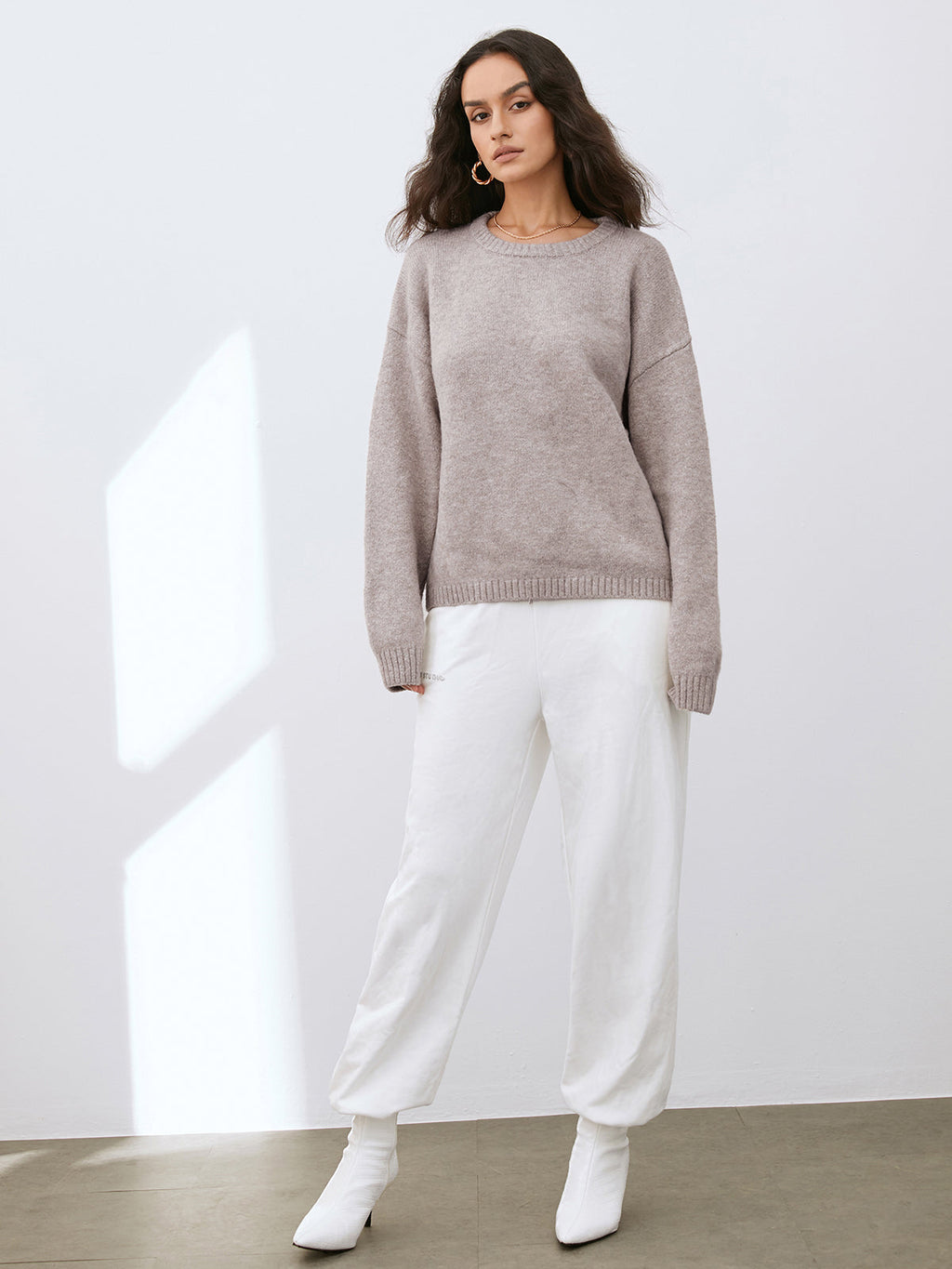 Zeitloser Wollmisch-Pullover Eirene | Elegant